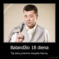 Balandžio 18 diena - Šią dieną prisimins daugelis lietuvių