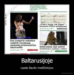 Baltarusijoje - Lapės šaudo medžiotojus