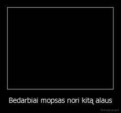 Bedarbiai mopsas nori kitą alaus - 