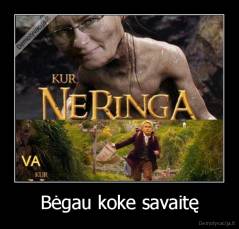 Bėgau koke savaitę - 