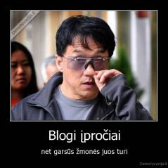 Blogi įpročiai - net garsūs žmonės juos turi