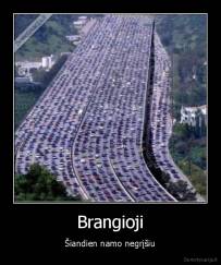Brangioji - Šiandien namo negrįšiu