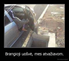 Brangioji uošvė, mes atvažiavom. - 
