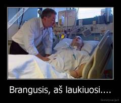Brangusis, aš laukiuosi.... - 