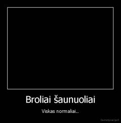 Broliai šaunuoliai - Viskas normaliai..