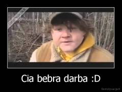 Cia bebra darba :D - 