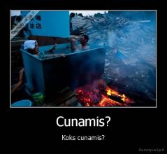 Cunamis? - Koks cunamis?