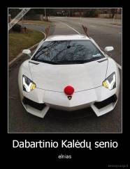 Dabartinio Kalėdų senio - elnias