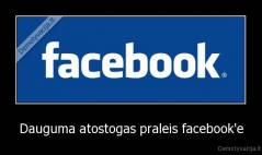 Dauguma atostogas praleis facebook'e - 