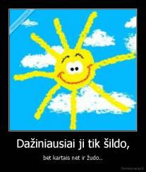 Dažiniausiai ji tik šildo, - bet kartais net ir žudo..