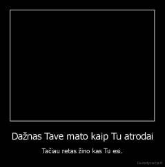 Dažnas Tave mato kaip Tu atrodai - Tačiau retas žino kas Tu esi.