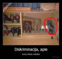 Diskriminacija, apie - kurią niekas nekalba