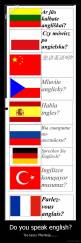 Do you speak english? - Tuo tarpu 'Merikoje.......