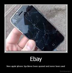 Ebay - New apple iphone 3gs.Never been opened and never been used