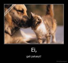 Ei, - gali pakasyt!