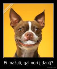 Ei mažuti, gal nori į dantį? - 