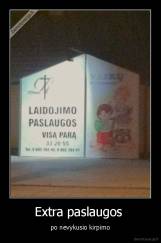 Extra paslaugos  - po nevykusio kirpimo