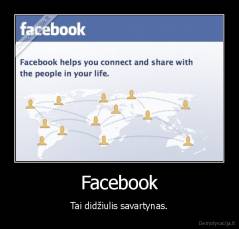 Facebook - Tai didžiulis savartynas.