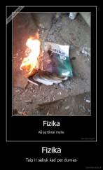 Fizika - Taip ir sakyk kad per durnas