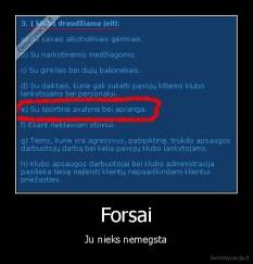 Forsai - Ju nieks nemegsta