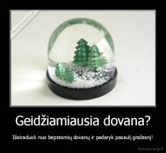 Geidžiamiausia dovana? - Išsivaduok nuo beprasmių dovanų ir padaryk pasaulį gražesnį!