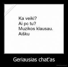 Geriausias chat'as - 