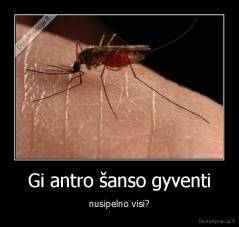Gi antro šanso gyventi - nusipelno visi?
