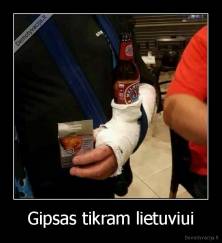 Gipsas tikram lietuviui - 