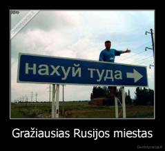 Gražiausias Rusijos miestas - 