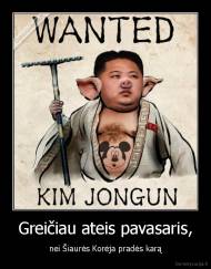 Greičiau ateis pavasaris, - nei Šiaurės Korėja pradės karą