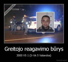Greitojo reagavimo būrys - 3000 VS 1 (Ir tik 5 Valandos)
