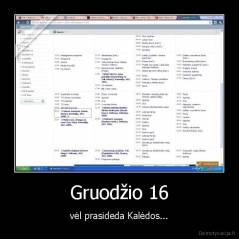 Gruodžio 16 - vėl prasideda Kalėdos...