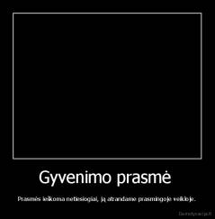 Gyvenimo prasmė  - Prasmės ieškoma netiesiogiai, ją atrandame prasmingoje veikloje.