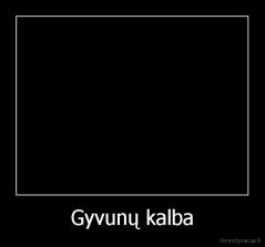 Gyvunų kalba - 
