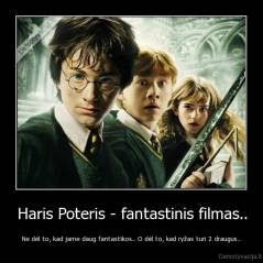 Haris Poteris - fantastinis filmas.. - Ne dėl to, kad jame daug fantastikos.. O dėl to, kad ryžas turi 2 draugus..