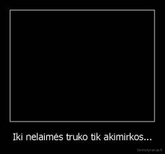 Iki nelaimės truko tik akimirkos... - 