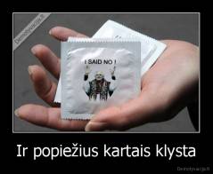 Ir popiežius kartais klysta - 
