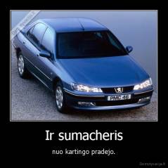 Ir sumacheris - nuo kartingo pradejo.