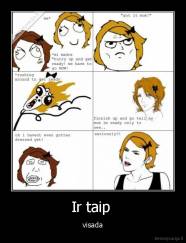 Ir taip  - visada
