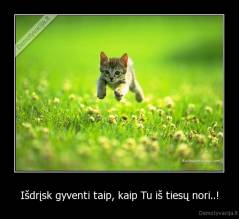 Išdrįsk gyventi taip, kaip Tu iš tiesų nori..! - 