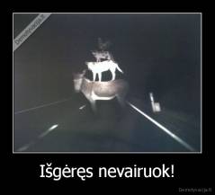 Išgėręs nevairuok! - 