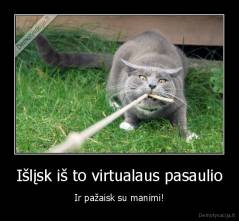 Išlįsk iš to virtualaus pasaulio - Ir pažaisk su manimi!