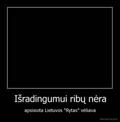Išradingumui ribų nėra - apsisiota Lietuvos "Rytas" vėliava