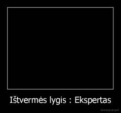 Ištvermės lygis : Ekspertas - 