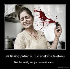 Jai tiesiog patiko su juo šnekėtis telefonu - Net tuomet, kai jis buvo už vairo..