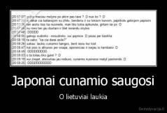 Japonai cunamio saugosi - O lietuviai laukia