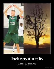 Javtokas ir medis - Surask 10 skirtumų