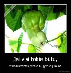 Jei visi tokie būtų, - visos miestietės persikeltu gyventi į kaimą