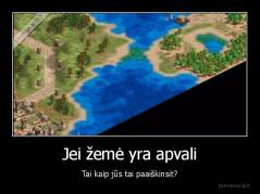Jei žemė yra apvali - Tai kaip jūs tai paaiškinsit?