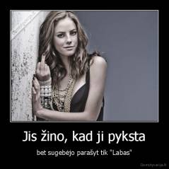 Jis žino, kad ji pyksta - bet sugebėjo parašyt tik "Labas"